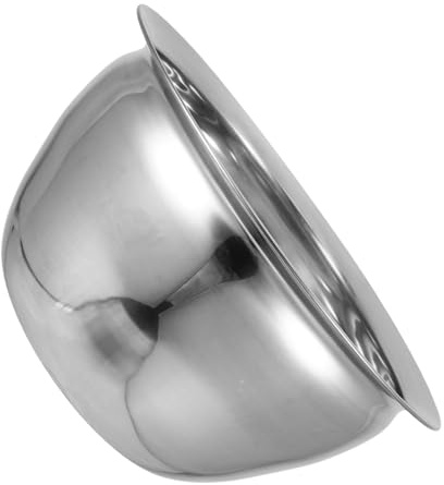 FUNNETOYU Edelstahlschüssel 5, 5 L und 7 L aus Edelstahl, Silber | Praktisches Stapelbares Design, für Küchenbedarf und Vielseitige Nutzung