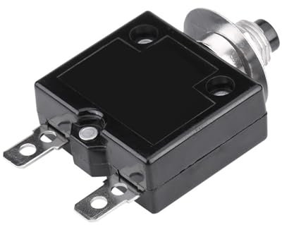 Interruttore termico a ripristino manuale ZenithAur, interruttore di sovraarico, protezione sovraarico di corrente 125-250 V CA 50 V, interruttore termico a pulsante (30A)