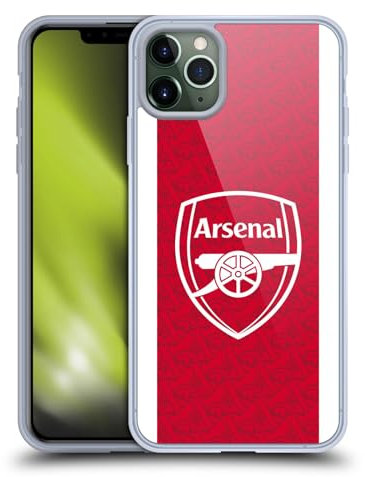 Head Case Designs Officially Licensed Arsenal FC Home 2025/26 Kit Gel Case [Military Grade Protection] Compatible With Apple iPhone 11 Pro Max