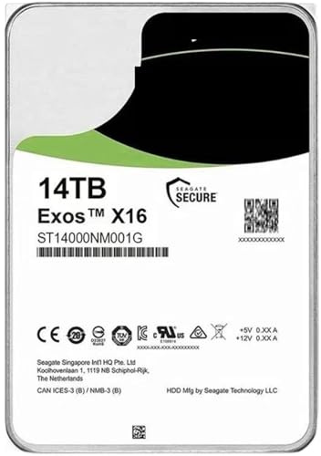 1pc 14TB HDD X16 ST14000NM001G 14T SATA 6Gb/s 7200RPM 256MB Cache 3.5Inch Enterprise Server PC Hard Disk Drive