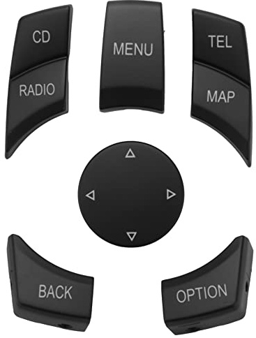 Asyduey Innenraum Auto CIC IDrive Multimedia Taste MenüTaste für X1 X5 X6 E-Serie E87 E90 E91 E92 E60 E84 E70 E71 E72