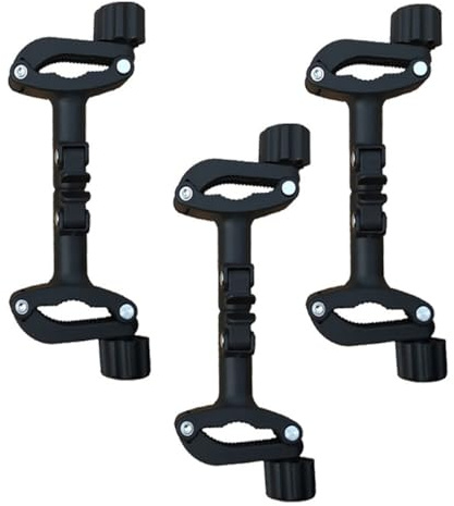 JUMPLAWN Verstellbarer Verbindungsadapter für Geschwisterwagen Kompatibel mit Schirm Buggy modellen Flexibel Einstellbar für Zwillingskinderwagen Außengebrauch