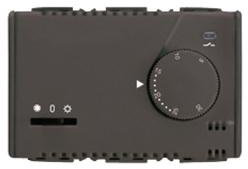 Gewiss - Gw21852 termostato - termostato (230v, il nero)