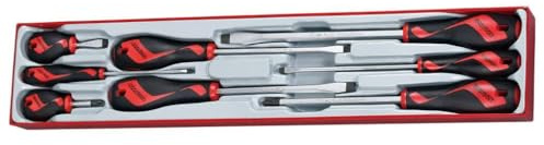 Teng Tools 8 Piece Flat, Regular & PH Type Screwdriver Set - TTX918N