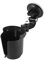 sourcing map Auto Kunststoff Getränkedose Flasche Verstellbarer Halter mit Saugnapf schwarz