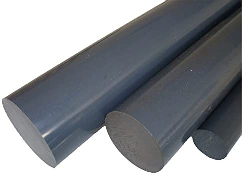 B & T métal en PVC Gris rundstab Ø 70 mm – Longueur : env. 1 mtr. (1000 mm +/-5 mm) Diamètre extérieur avec plus Tolérance