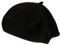Capelli New York Baskenmütze Schwarz Black Barett