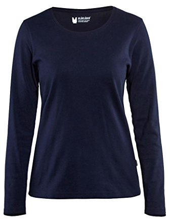 Blaklader 33011032 DAMEN-T-SHIRT MIT LANGEN ÄRMELN, Marineblau, grootte XL