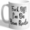 I Love Mugs - F*ck Off! I'm On Ham Radio - Funny Mug, Ceramic, 11fl.oz.