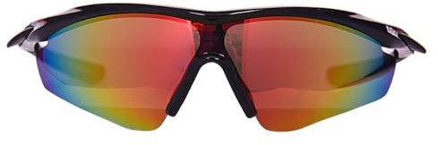 DSC Passion Polarized Cricket Sunglasses | Frame colour: Black | Size: Mens | 100% UV Protected | Sunglasses for Men & Women