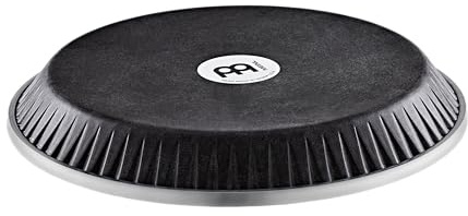 Meinl Percussion Remo Conga Head - Skyndeep Kalbfell für 12,5 Zoll Congas - SSR-Rim - Durchmesser 31,75 cm - Kalbfell, Schwarz (RHEAD1212BK)