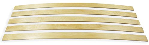 wiedergutschlafen Lot de 5 lattes de rechange en bois - Plusieurs longueurs - Largeur : 35 mm - Hauteur : 8 mm - Pièces de rechange (650)