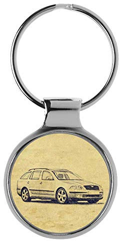 KIESENBERG Schlüsselanhänger Geschenke für Octavia II Kombi Fan A-4593