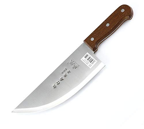 Chinesisches Küchenmesser 8-Zoll-Profi Edelstahl chinesisches Messer Fleischerbeil Butcher Hackmesser Küchenchef Messer