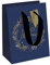 Clairefontaine X-29133-3C - Geschenktüte M, 21,5x10,2x25,3 cm, 210g, elegant und praktisch, 1 Stück, Nacht mit Sternen