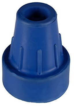 Dr. Paul Koch Krückenstopfen Blau - Gummi Stopfen Für Gehhilfe & Krücken - Krückenkapsel Aus TPE Mit Stahleinlage - Für Höhere Stabilität - Ø16mm
