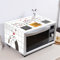 HERCHR Microwave Dust Proof Cover,13.8x39.4in Cotton Machine Protector Linen Fabric Microwave Dustproof Cloth Cover Microwave Oven Accessory Protective Cover Cloth Cover Decorative Kitchen Appliance