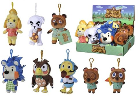 Animal Crossing sortiment Porte-clés Peluche Residents 15 cm (12)