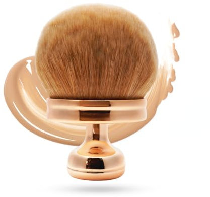 Makeup Pinsel für sanfte Anwendung & perfektes Finish – eleganter Schminkpinsel – Langhaltend & Präzis – Foundation Pinsel – Hochwertige, synthetische Fasern – 100% Vegan & Latex frei