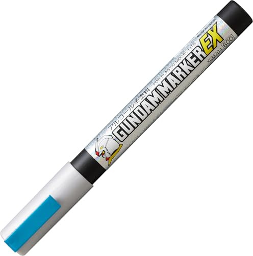 GSI Creos Mr. Hobby XGM204 Gundam Marker EX WING OF LIGHT Holographic Blue (Blau), Paint Type, EX Serie, Filzstift, Meißel, für Gunpla Modellbau
