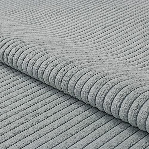 Fabreco CORDSTOFF Meterware LINKO (100 cm x 140 cm) – Superweicher Breitcord-Samt Stoff Meterware für Sofa & Stühle – Polsterstoff für Möbelstoff – Möbelstoffe, Dekostoff & Stoffe DIY (Mint 72)