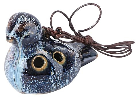Supvox Instrument Für Ebenen Vogelförmige 6 Löcher Okarina Für Musik Zufällige Farbe