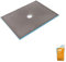 Receveur de douche à carreler 120 x 90 WEDI Fundo Primo rectangle écoulement centré + colle 320
