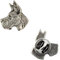 Art-Dog Unikate Silber Hund Anstecknadel - Versilbert Handmade - Broschen Frauen - Lustige Pins - Silber Brosche Schmuck - Deutsche Dogge I – 2,1x1,9x3cm