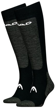 HEAD Unisex Elements Ski Kneehigh, Schwarz, 47-49 EU