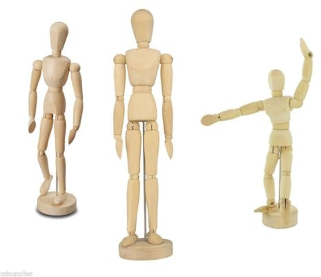 Set mit 3 verschiedenen Größen aus Holz – 14 cm, 20,3 cm, 30,5 cm