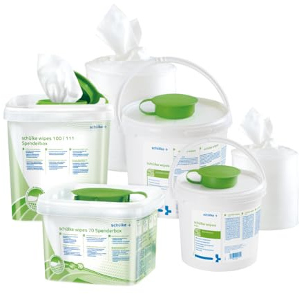 Schülke Wipes Feuchttuchspender - 70 Tücher | Packung (70 Tücher) - 4032651983605