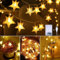 Lecone Catene Luminose 40 Stelle 6M Batteria Alimentata LED Luci Illuminazione Decorativa Ideale per Albero di Natale, Halloween, Matrimonio, Decorazione della stanza, Party, Giardino, Warm White