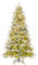 LIFEZEAL Albero di Natale con Luci Incorporate, 190cm, Albero di Natale, con 290 Luci, 765 Rami Foltissimi, 62 Pigne, Apri da Solo, Base in Metallo, Christmas Tree, Albero di Natale Innevato, Argento