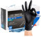 Guantes de nitrilo, guantes de látex - Guantes de nitrilo - Guantes de nitrilo para uso alimentario, guantes de nitrilo de látex negro 100X para cocina, hogar, limpieza
