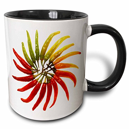 Mug Drinking Cup Modern Ceramic Mug Personalised Tea Cup Fun Gifts for Home Mom Women 330 Ml Chili, Chili Pepper, Chilli, Chilli Peppers, Pepper, Peppers, Red