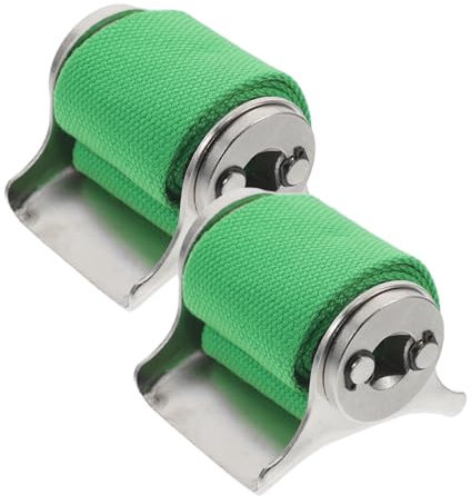 SWOOMEY 2 Pz chiave per filtri chiave regolabile catena chiave giratubi cricchetto drenare Lavello piccola chiave inglese chiave a nastro per impieghi gravosi Acciaio inossidabile Green