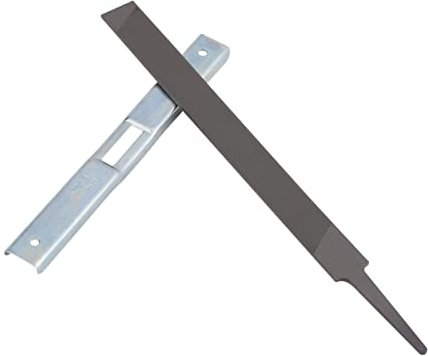 Culnflun Lime Chaine Tronconneuse, Lot de 2 Outils pour affûter la tronçonneuse à chaîne en Acier, Lime Plate Tronconneuse, Outil De Jauge De Profondeur pour Tronçonneuse pour Travailleurs Mesure