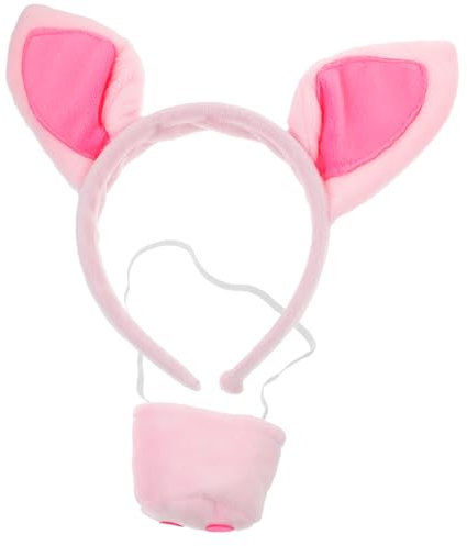 GLSTOY 1satz Schweine-kostümzubehör Tier Stirnband Mit Großer Nase Für Halloween Cosplay Bühnenaufführungen Und Themenpartys Teiliges Stirnband Nase