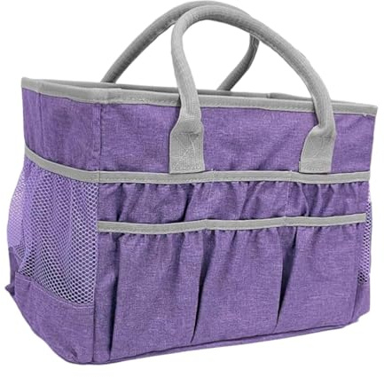 Baoblaze fourre-tout de rangement pour loisirs créatifs, à main étanche avec poches pour bouteille d'eau, scrapbooking, bureau, maquillage