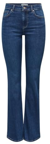ONLY Damen Onlblush Mw B-Poc Flared DNM Pim134 Noos Onlblush Mw B-poc Flared DNM Pim134 Noos