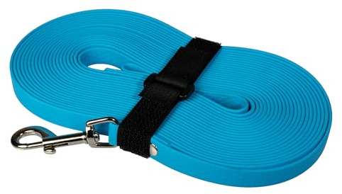 Schecker FOURSEASON Schleppleine 10 m / 16 mm - Hundeleine - superweich (Ocean)