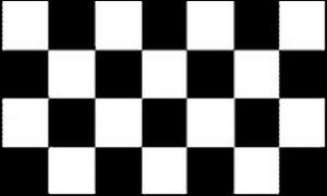 Riesen Flagge Motorsport Zielflagge