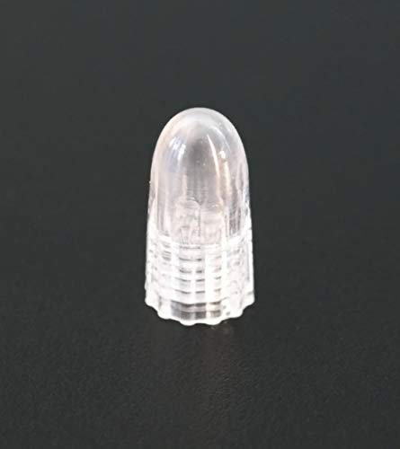 Schwalbe Unisex-Adult 6611 VENTIEL STOFDOP SV TRANSPARANT, neutral, Transparent Aftermarket (25er-Beutel)