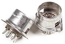 Fender Pure Vintage 9-Pin Amplificador Tube Sockets (2)