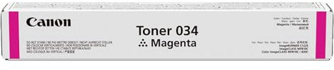 Canon Genuine 034 Magenta Toner Cartridge Compatible with MF810Cdn, MF820Cdn
