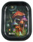 Black Leaf Rolling Tray Mushroom 180x140x16mm, Bröselschale, Mischeschale