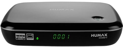 Humax Digital HD NANO T2 HD-Receiver (DVB-T2/T, HbbTV, PVR-Ready, freenet TV, HDMI, USB) Schwarz