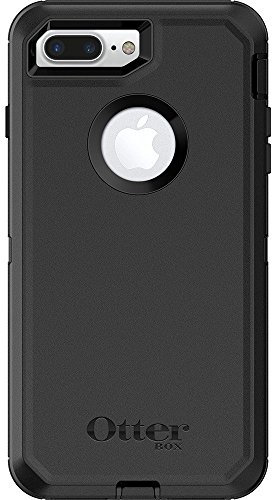 Rugged Protection OtterBox Defender Case for iPhone 8 Plus and iPhone 7 Plus (ONLY) - Bulk Packaging - (Black)