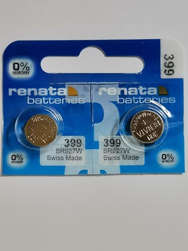 Renata Knopfzelle, Silberoxid, X399 SR927W, 2 Stück