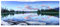 Aquarium Hintergrund Poster PVC Aufkleber Dekorative Landschaft Malerei Wolken Himmel Durch See Aquarium Wallpaper für Aquarium(122 * 50cm)